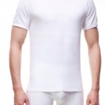 corvette biała koszulka męska bezuciskowa