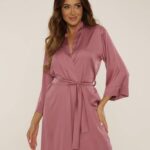 de lafense krótki szlafrok